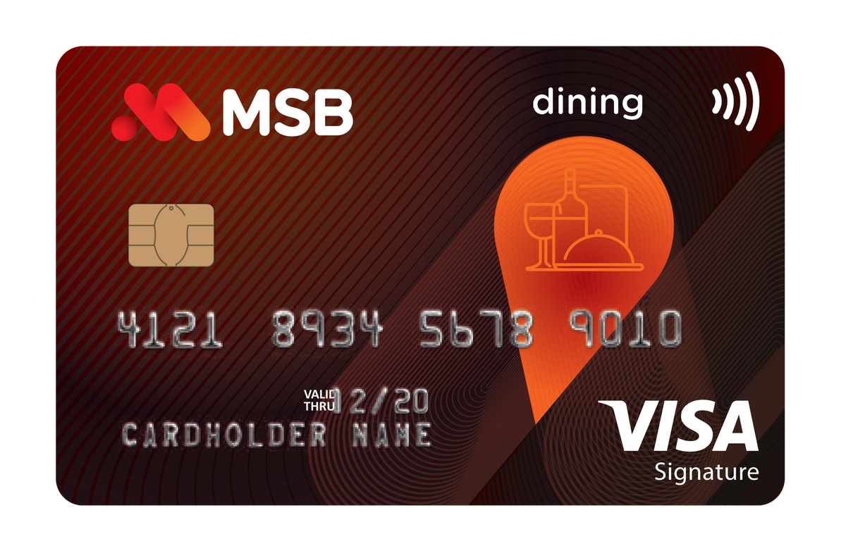 MSB ra mắt thẻ tín dụng hoàn tiền cao nhất trong lĩnh vực ẩm thực ảnh 1