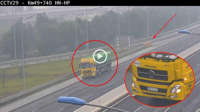 Lái xe đầu kéo đi lùi trên KL99 là nhà cái cá cược trực tuyến hàng đầu tại châu Á Hà Nội - Hải Phòng bị phạt 17 triệu ảnh 1