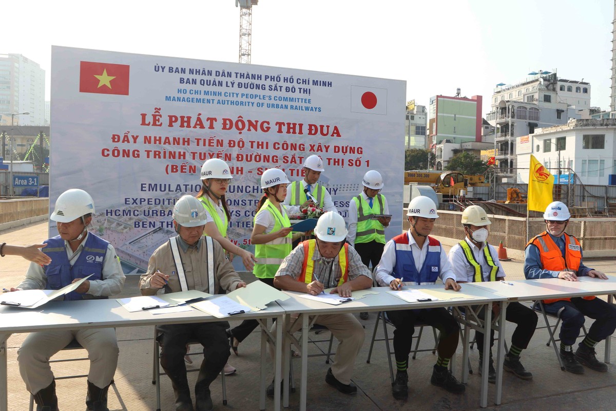 TP.HCM phát động thi đua đẩy nhanh tiến độ dự án Metro số 1  ảnh 2