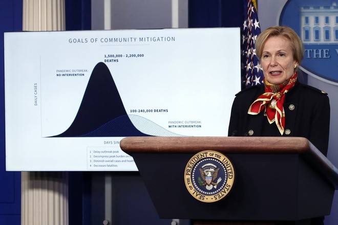 Dự đoán 240.000 ca tử vong, TT Trump cảnh báo 'hai tuần rất đau đớn' ảnh 1