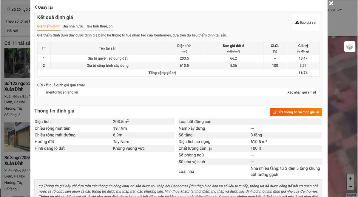CenHomes ra mắt tính năng định giá online – bước đột phá trong lĩnh vực Web Tổng Nhà Cái 99Kl99 Giải Trí Bậc Nhất ảnh 2