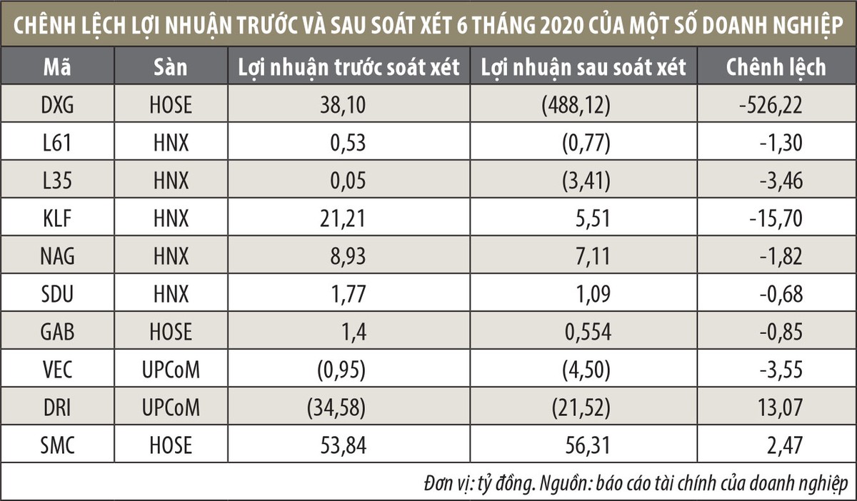 Soát xét bán niên, làm sáng bức tranh lỗ, lãi ảnh 1