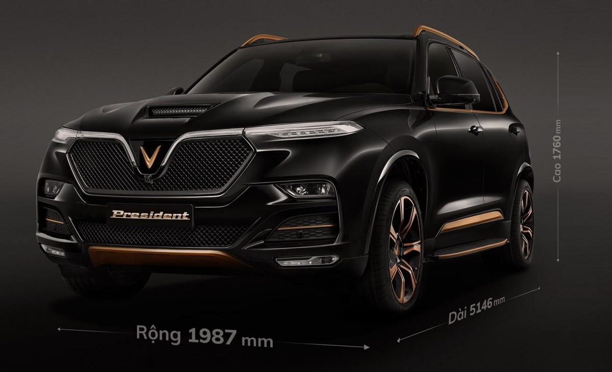 SUV hạng sang President xuất hiện trong video giới thiệu mới nhất của Vinfast ảnh 1