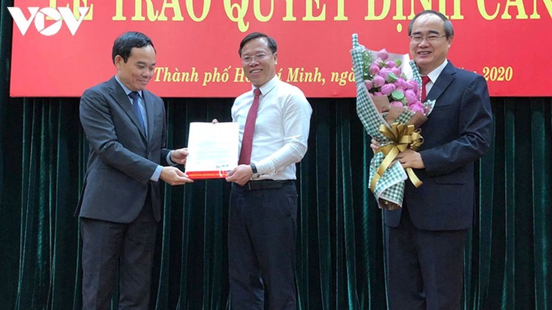 Ông Huỳnh Khắc Điệp, Thư ký của Bí thư Thành ủy TPHCM giữ chức Chánh Văn phòng Thành ủy.