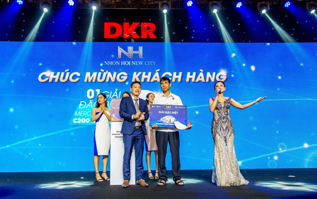 Kl994 game bài casino hấp dẫn Danh Khôi trao tặng giải đặc biệt cho khách hàng may mắn khi mua sản phẩm của dự án Nhơn Hội New City – Phân khu 2.