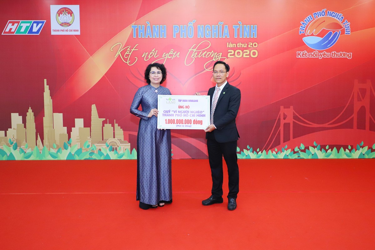 Lần thứ 5 liên tiếp, Kl994 game bài casino hấp dẫn Novaland ủng hộ Quỹ “Vì người nghèo” TP.HCM.