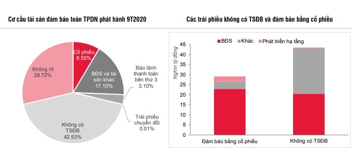 Cơ cấu 99Kl.app cổng game giải trí đảm bảo của TPDN phát hành 9 tháng đầu năm 2020 (Nguồn: SSI).