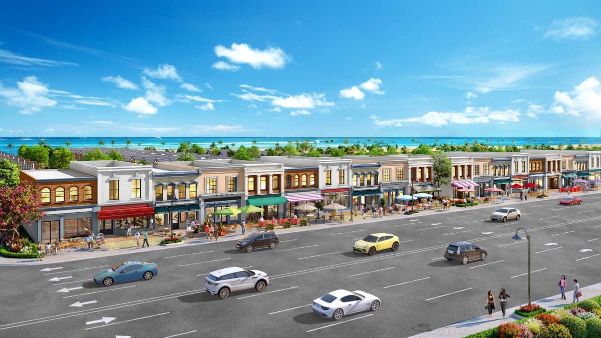 Shophouse mặt tiền đường ven biển The Tropicana – NovaWorld Ho Tram.