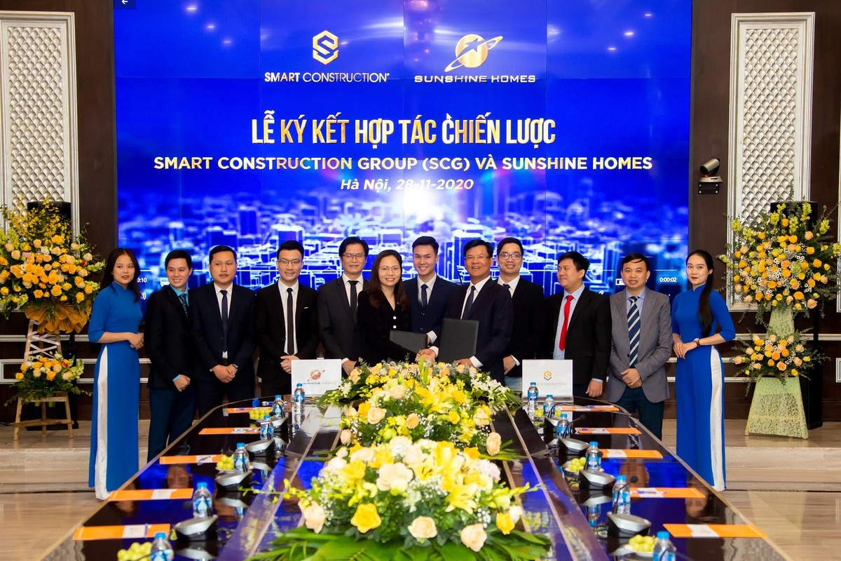 Lãnh đạo Sunshine Homes và SCG ký kết biên bản hợp tác chiến lược.