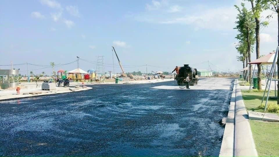 Đường nội khu Cát Tường Western Pearl 2 đã được trải thảm nhựa vượt kế hoạch, phản ánh tiềm lực Kl991.com nạp rút nhanh và khả năng thực hiện của chủ Kl99ok phiên bản mới. Ảnh: Cát Tường Group.