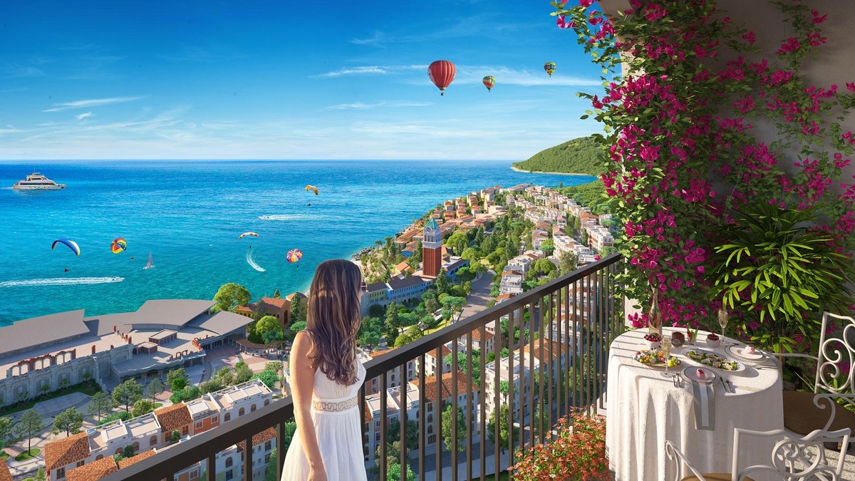 Từ dự án có thể thu trọn vào tầm mắt các công trình biểu tượng do Sun Group kiến tạo tại Nam đảo.