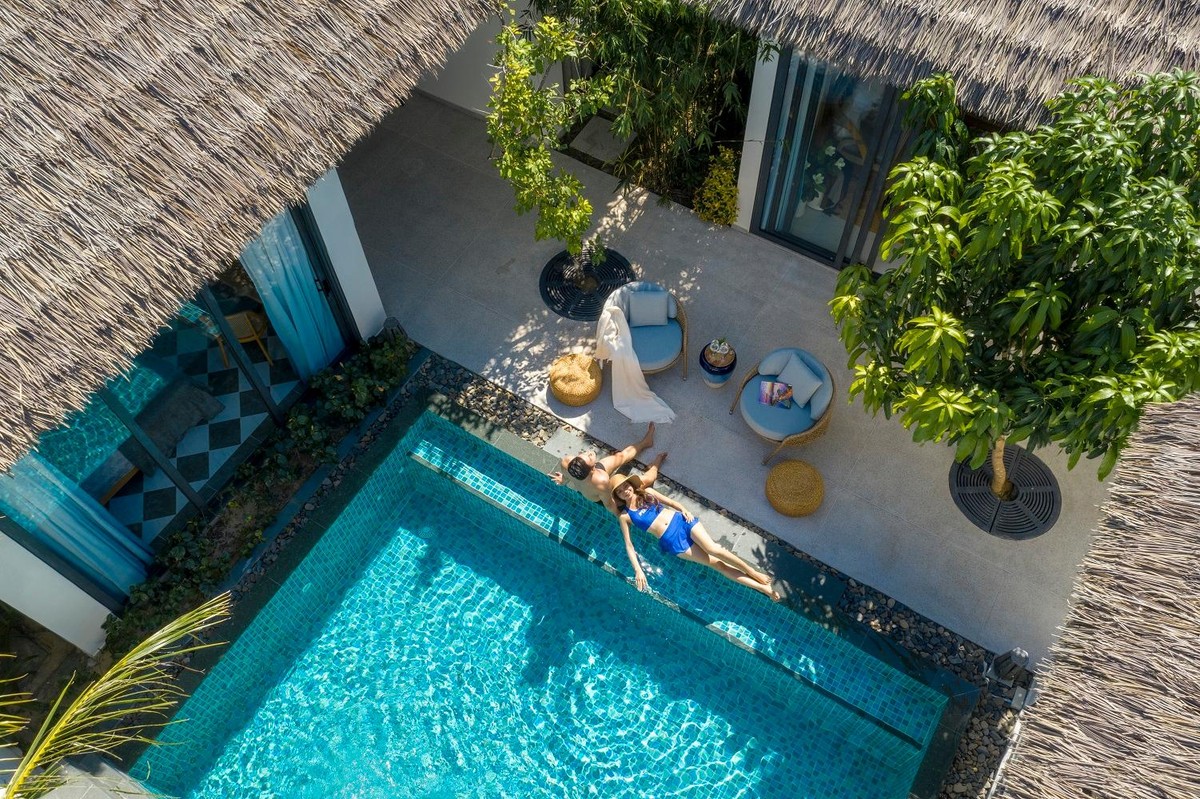 Thiết kế độc đáo của khu nghỉ dưỡng.