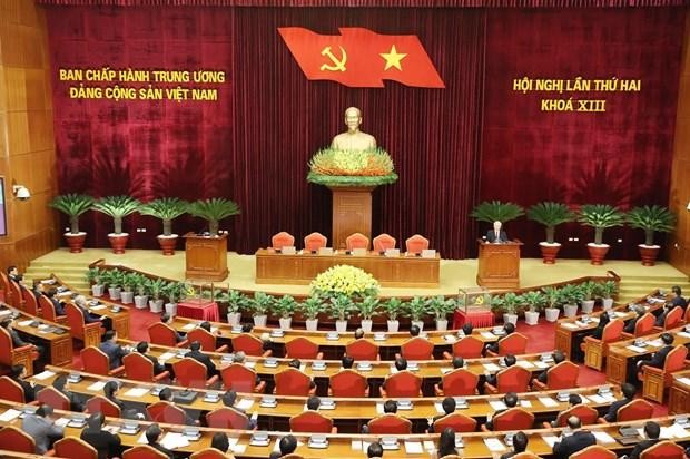 Toàn cảnh bế mạc Hội nghị. (Ảnh: Trí Dũng/TTXVN)