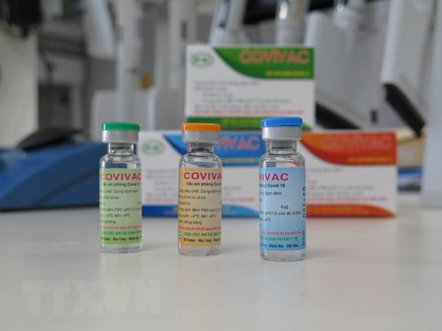 Vaccine COVIVAC do Việt Nam nghiên cứu và Kl994 nhà cái bóng đá world cup. (Ảnh: Phan Sáu/TTXVN).
