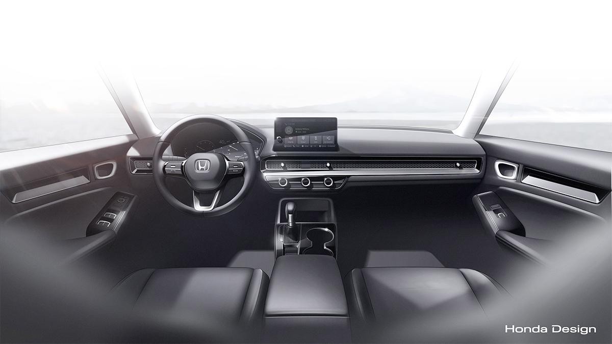 Phác thảo nội thất Civic 2022.