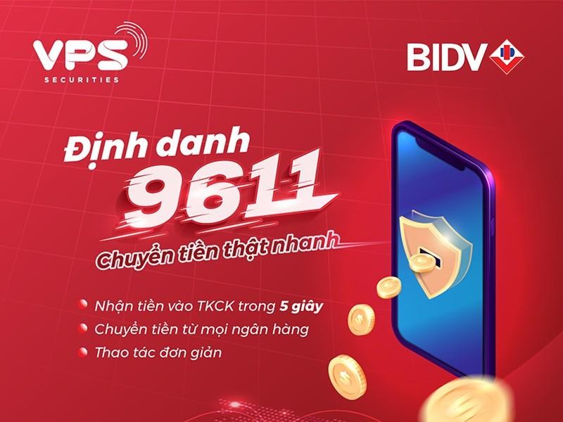 Chuyển tiền vào tài khoản định danh 9611 vô cùng nhanh và thuận tiện.