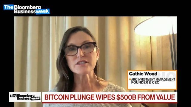 Giám đốc điều hành của quỹ Ark Investment Management Cathie Wood trong cuộc phỏng vấn trên Bloomberg TV.