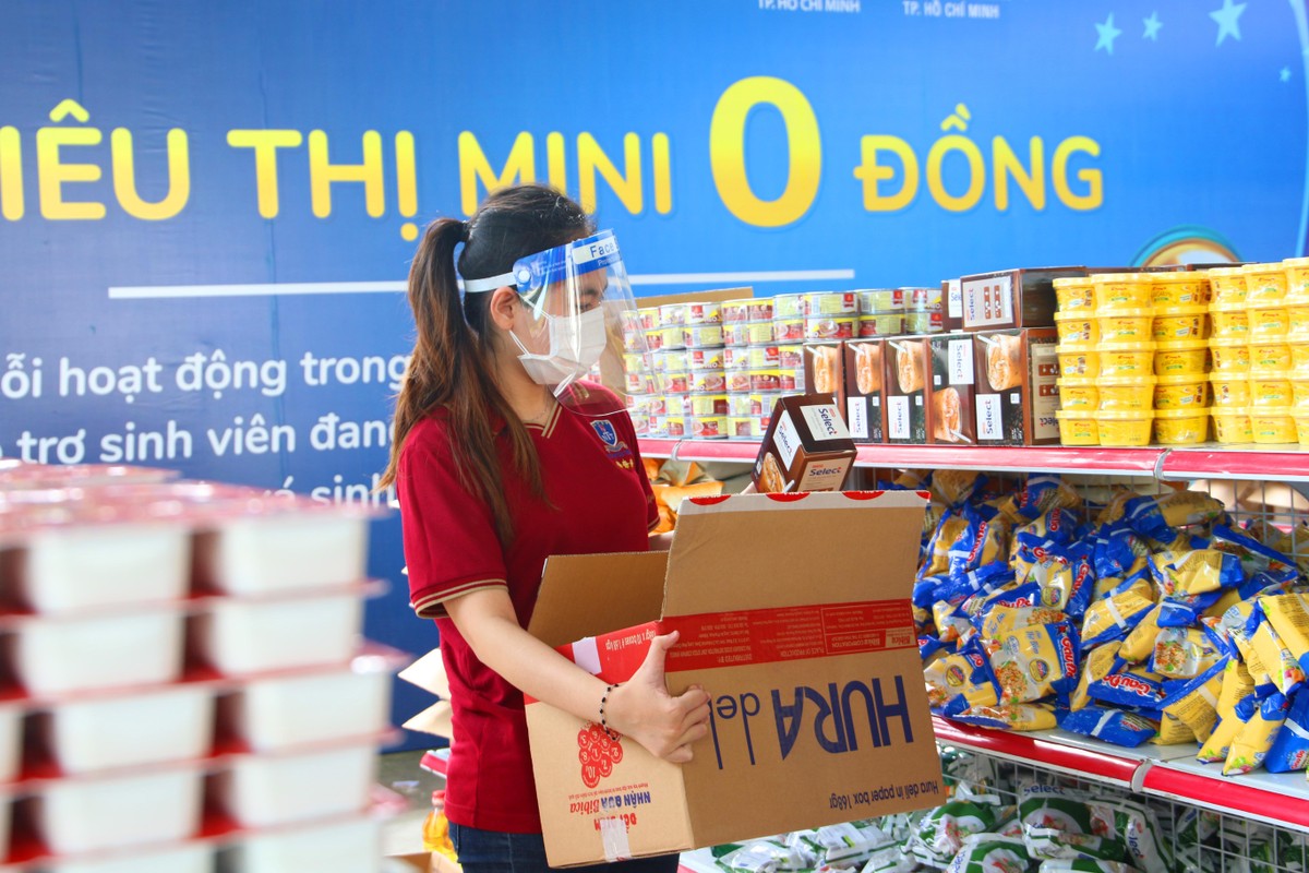 Đã có 16 siêu thị 0 đồng được mở tại các quận huyện.