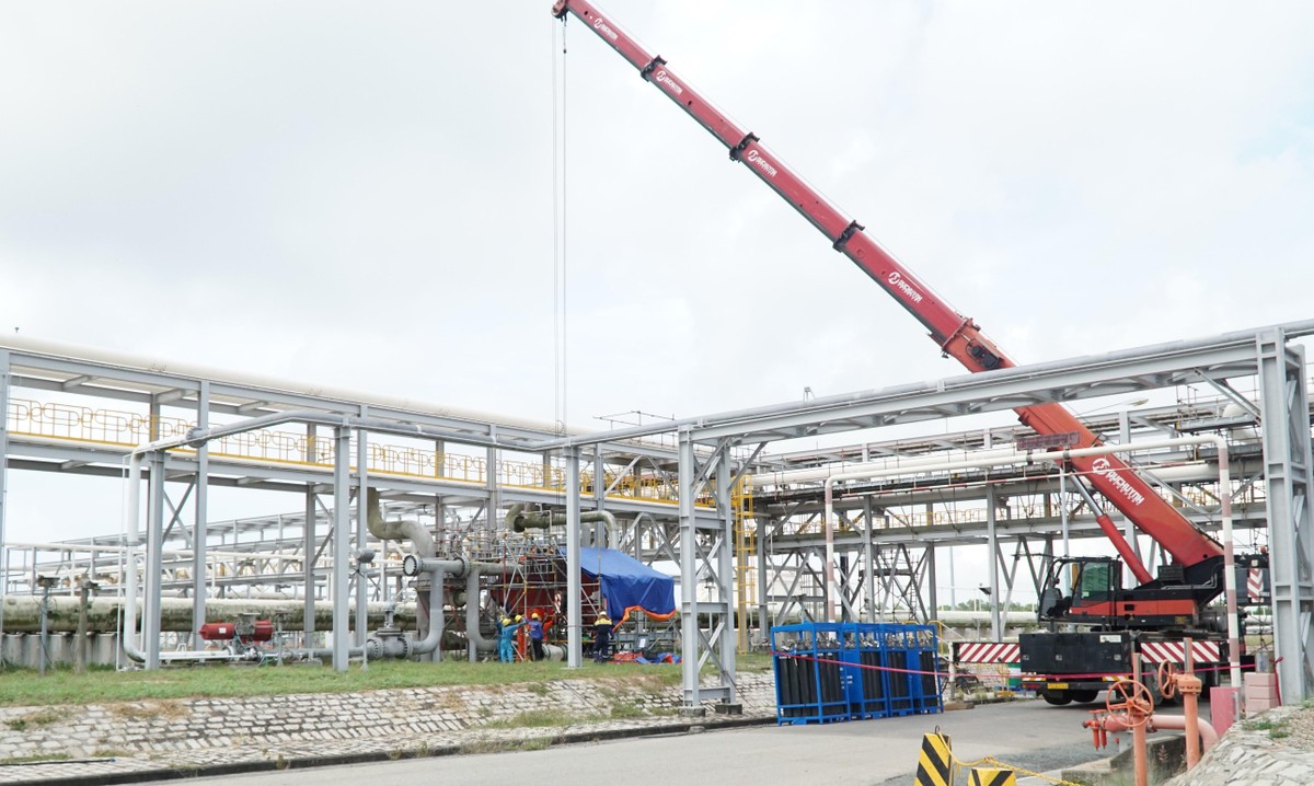 Hệ thống khí Nam Côn Sơn 1 vừa hoàn thành BDSC lớn 2021.