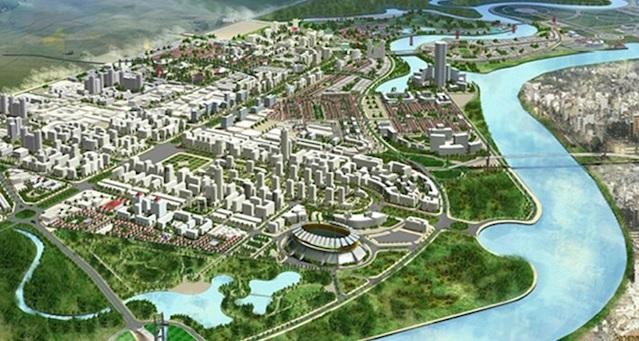 Dự án khu công nghệ thông tin tập trung Yên Bình (Ảnh: Khoa học &amp; Đời sống).