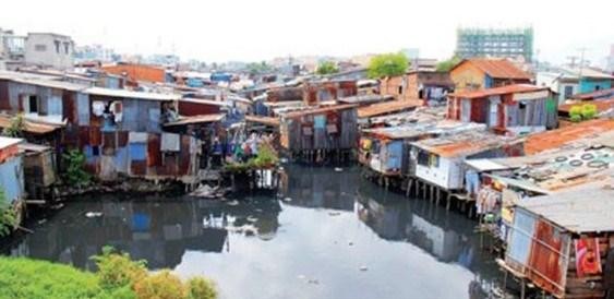 Nhà lụp xụp tại quận 8. (Nguồn: qhkt.hochiminhcity.gov.vn).