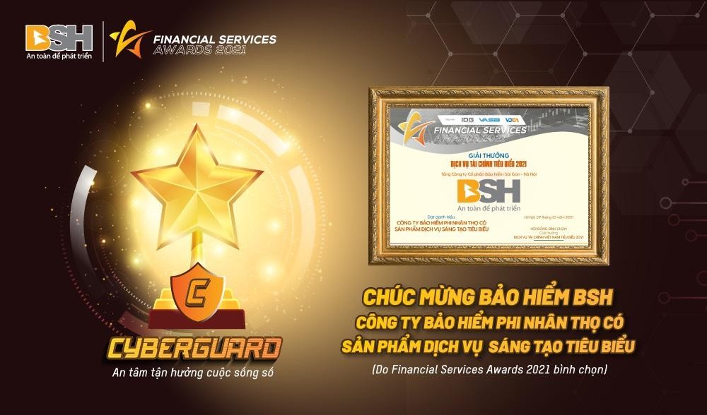 Kl99kl phiên bản hoạt động rủi ro không gian mạng Cyberguard của BSH đã xuất sắc nhận giải thưởng “Sản phẩm Dịch vụ Sáng tạo tiêu biểu” trong khuôn khổ Giải thưởng Dịch vụ Kl991.com nạp rút nhanh tiêu biểu – Financial Service Awards (FSA).