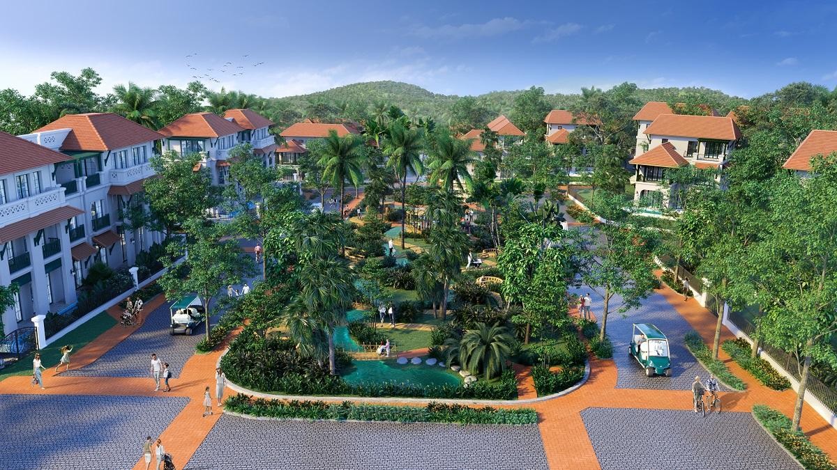 Tropical Valley đem đến vùng vi khí hậu hoàn hảo nhất trong cả dự án (Ảnh phối cảnh minh họa).