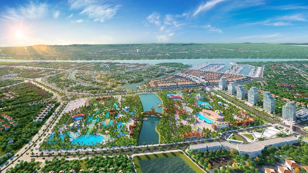 Sở hữu vị trí đắc địa, Sun Riverside Village là chốn an cư đẳng cấp của cộng đồng tinh hoa. Ảnh phối cảnh minh họa.