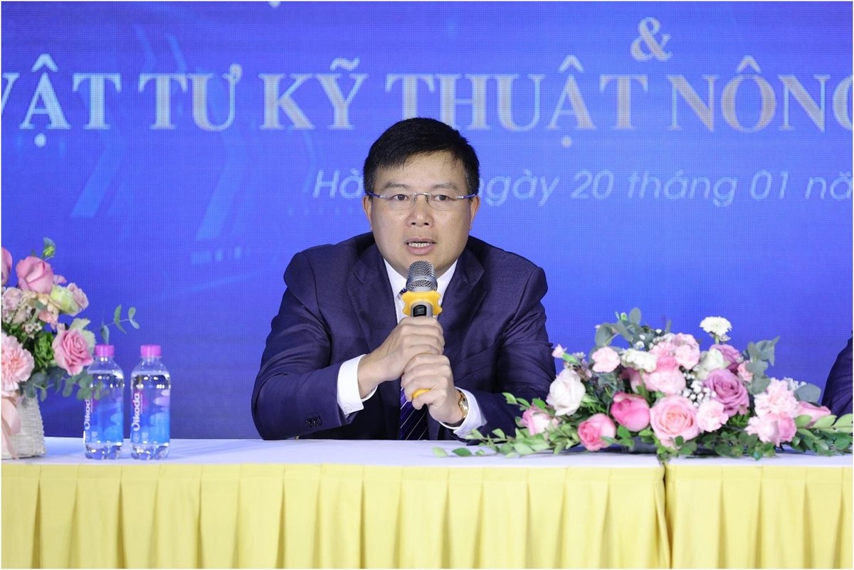 Ông Nguyễn Văn Sang - Chủ tịch HĐQT Kl994 game bài casino hấp dẫn FIT - Công ty mẹ của TSC phát biểu tại lễ ký kết.