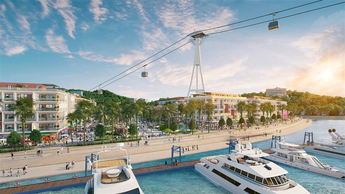 Các tuyến phố Sun Harbor Plaza sẽ đón trọn dòng khách tới Hạ Long. Ảnh minh họa.