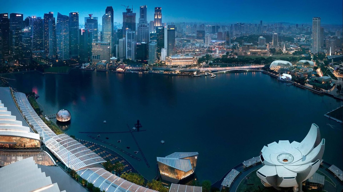 Cửa hàng Apple tại Marina Bay Sands, Singapore. Ảnh: Foster+Partners.
