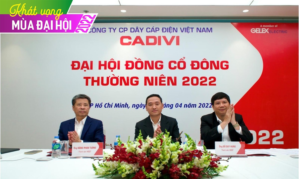 Ông Nguyễn Văn Tuấn (giữa) tiếp tục được bầu giữ chức danh Chủ tịch HĐQT CAV.