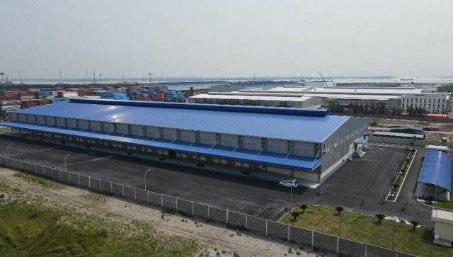 KCN Nam Đình Vũ được quy hoạch đồng bộ và hiện đại.