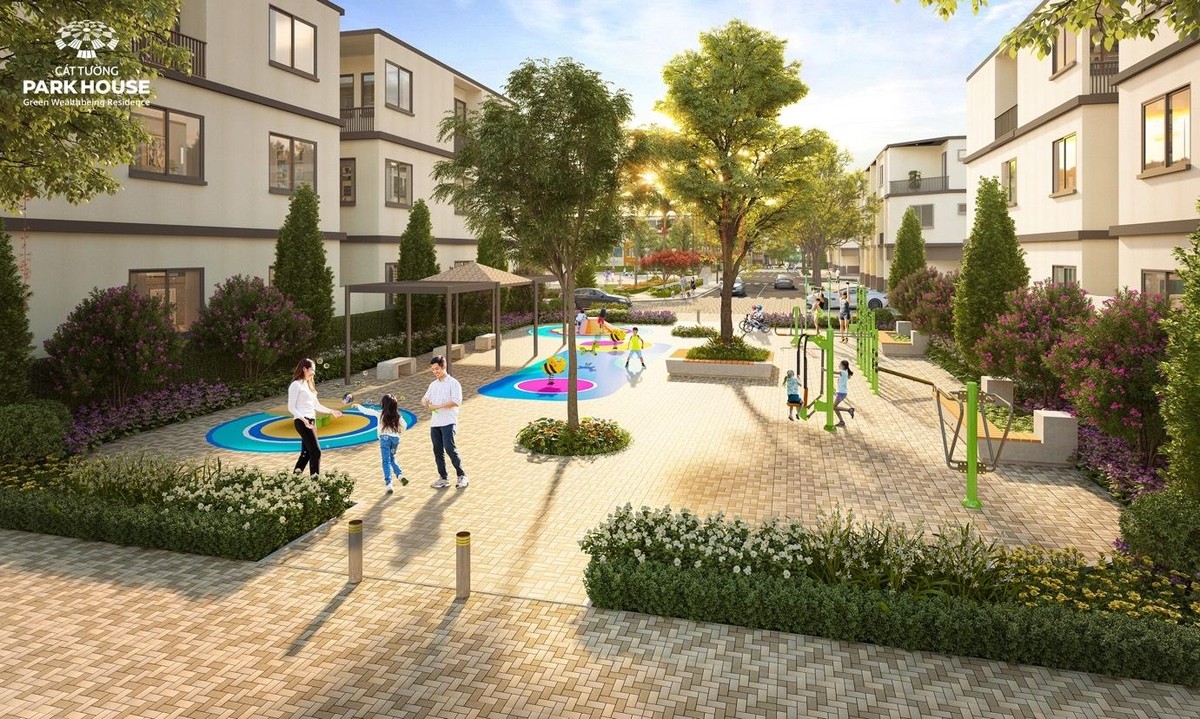 Công viên Creative Playground cho cư dân nhí sân chơi để phát triển.