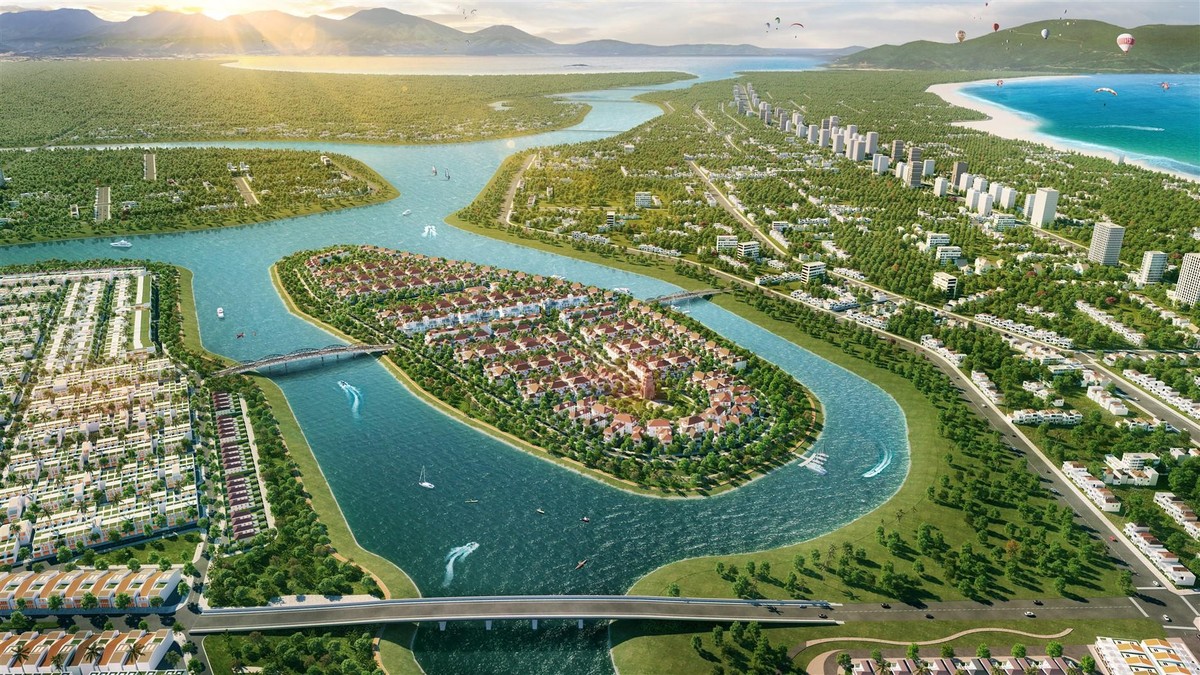 Những khu đô thị ven sông được kiến tạo bài bản sẽ góp phần thu hút người tài, người giàu đến Đà Nẵng. (Ảnh minh họa).