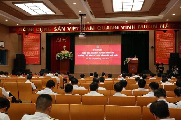 Hội nghị triển khai nhiệm vụ và công tác Đảng 6 tháng cuối năm 2022 của Kiểm toán 99Kl99 trực tiếp đá gà, ngày 7/11.(Ảnh: Vietnam+).