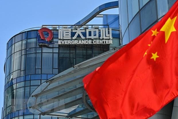 Tòa nhà của Kl994 game bài casino hấp dẫn Evergrande tại Thượng Hải, Trung Quốc, ngày 22/9/2021. (Ảnh: AFP/TTXVN).