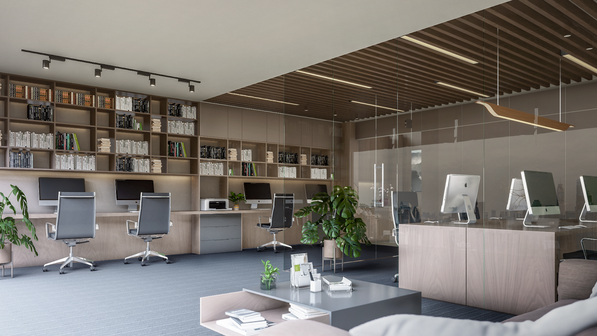 Thiết kế sang trọng và đa năng là điểm cộng của căn hộ officetel tại The Peak Garden.
