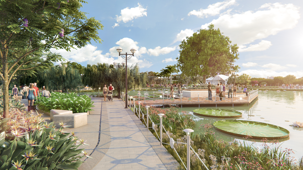 The Peak Garden không chỉ tích hợp hệ thống tiện ích hiện đại mà còn có nhiều mảng xanh giúp tái tạo năng lượng và tăng cường sức khỏe cho cư dân.