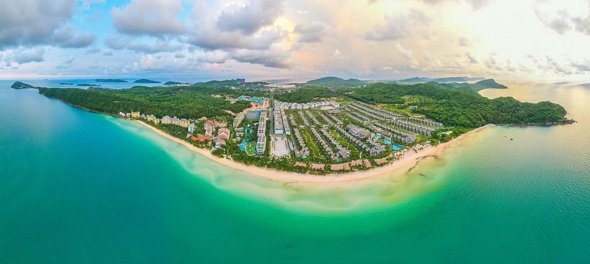Hệ sinh thái quy mô của Sun Group tại Bãi Kem, Phú Quốc. Ảnh Sun Property.