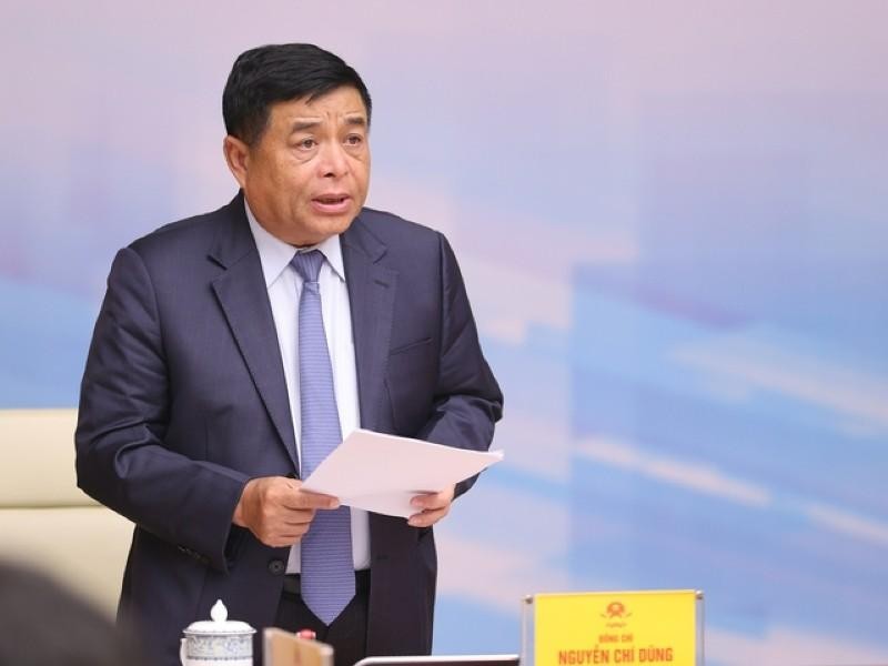 Bộ trưởng Nguyễn Chí Dũng phát biểu đề dẫn tại Hội nghị.
