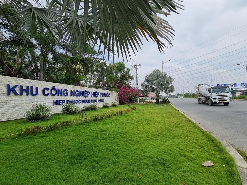 Khu công nghiệp Hiệp Phước (Nhà Bè) là khu công nghiệp đầu tiên được chọn thí điểm chuyển đổi sang mô hình khu công nghiệp sinh thái tại TP.HCM. Ảnh: Trọng Tín.