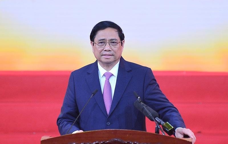 Thủ tướng Phạm Minh Chính phát biểu tại buổi Lễ. Thủ tướng Phạm Minh Chính phát biểu tại buổi Lễ.