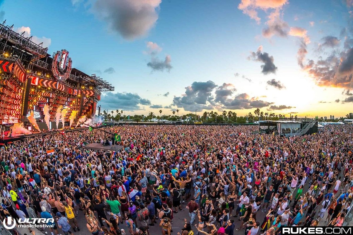 Lễ hội Ultra Music Festival tại Miami. Ảnh Ultra Music Festival.