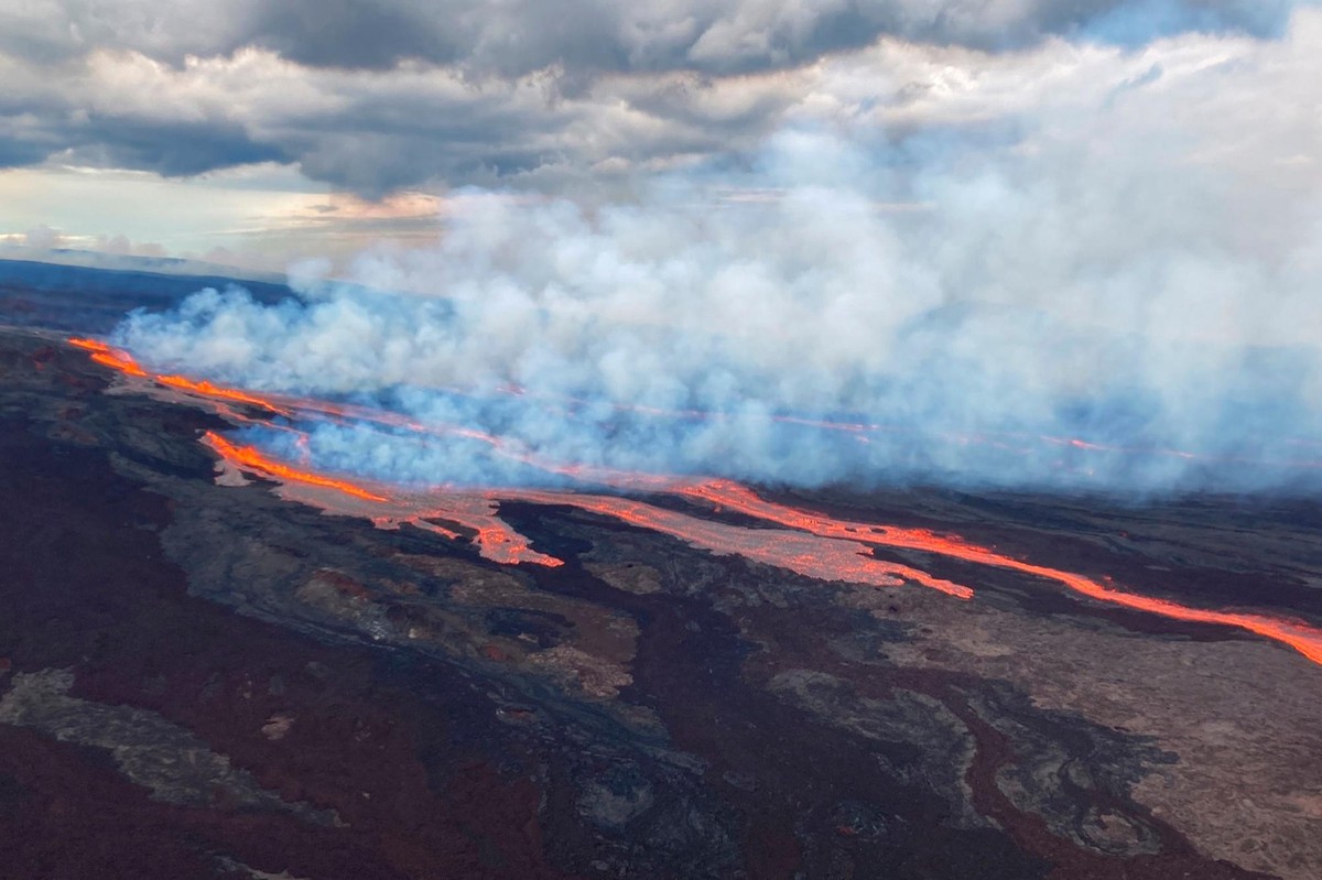 Ngọn núi lửa Mauna Loa.