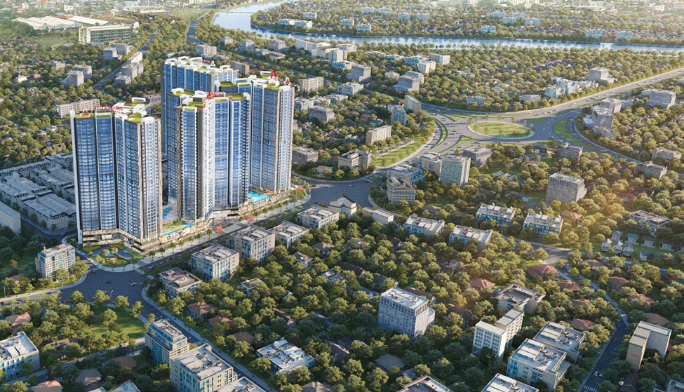 Hoang Huy Commerce được tạo hình như ba cánh hoa nở rộ, giúp 100% căn hộ có tầm nhìn panorama toàn cảnh, hưởng trọn nguồn gió và ánh sáng tự nhiên.