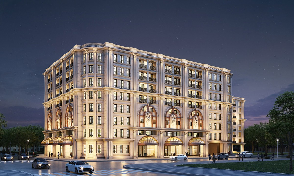 Phối cảnh dự án Khu căn hộ hàng hiệu The Ritz-Carlton Residences, Hanoi tại The Grand. Ảnh: Masterise Homes.