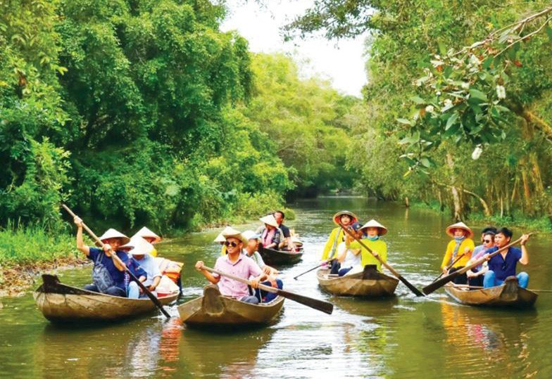 Tour du lịch sông nước, tham quan miệt vườn, trải nghiệm Kl993 Đăng nhập Giải trí làm nông nghiệp... là một trong những “đặc sản” của du lịch Đồng Tháp.