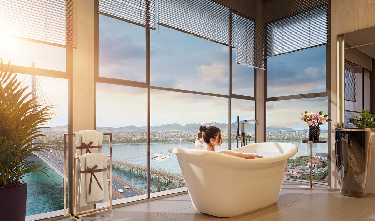 Panoma 2 sở hữu tầm nhìn đa chiều thưởng trọn những cảnh đẹp độc đáo của Đà Nẵng. Ảnh phối cảnh minh họa.