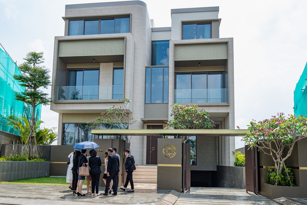 Bến du thuyền nằm ở trung tâm dự án.